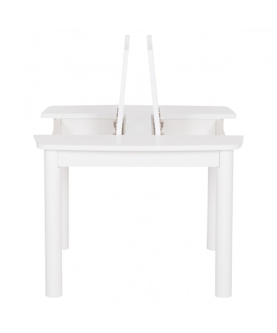 ΤΡΑΠΕΖΑΚΙ ΠΑΙΔΙΚΟ ΜΕ ΑΠΟΘ.ΧΩΡΟΥΣ RICKI HM18339.03 MDF & ΣΥΜΗΔΑ ΣΕ ΛΕΥΚΟ 65x65x47Υεκ