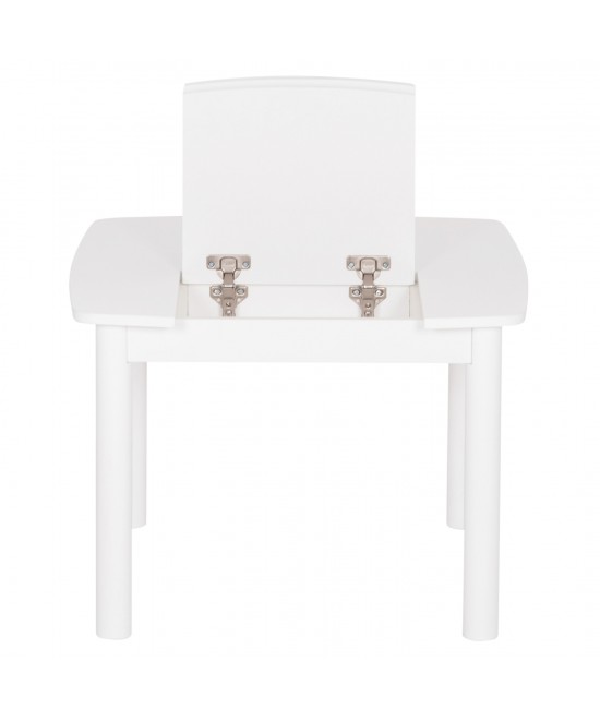 ΤΡΑΠΕΖΑΚΙ ΠΑΙΔΙΚΟ ΜΕ ΑΠΟΘ.ΧΩΡΟΥΣ RICKI HM18339.03 MDF & ΣΥΜΗΔΑ ΣΕ ΛΕΥΚΟ 65x65x47Υεκ