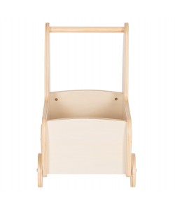 ΠΑΙΔΙΚΟ ΤΡΟΛΕΥ/ΚΑΡΟΤΣΑΚΙ RICKI HM18341.01 MDF & ΚΟΝΤΡΑΠΛΑΚΕ ΦΥΣΙΚΟ 33x45x50Υεκ
