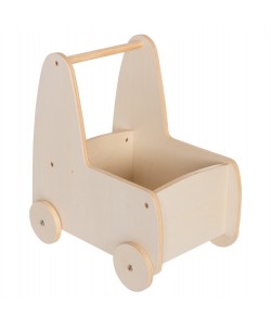 ΠΑΙΔΙΚΟ ΤΡΟΛΕΥ/ΚΑΡΟΤΣΑΚΙ RICKI HM18341.01 MDF & ΚΟΝΤΡΑΠΛΑΚΕ ΦΥΣΙΚΟ 33x45x50Υεκ