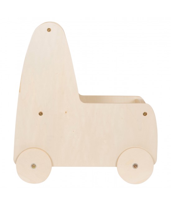 ΠΑΙΔΙΚΟ ΤΡΟΛΕΥ/ΚΑΡΟΤΣΑΚΙ RICKI HM18341.01 MDF & ΚΟΝΤΡΑΠΛΑΚΕ ΦΥΣΙΚΟ 33x45x50Υεκ