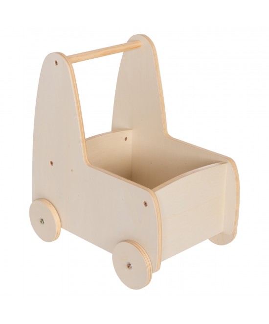 ΠΑΙΔΙΚΟ ΤΡΟΛΕΥ/ΚΑΡΟΤΣΑΚΙ RICKI HM18341.01 MDF & ΚΟΝΤΡΑΠΛΑΚΕ ΦΥΣΙΚΟ 33x45x50Υεκ