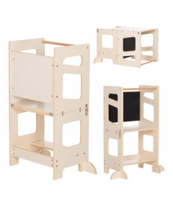 ΠΥΡΓΟΣ ΕΚΜΑΘΗΣΗΣ ΜΕ ΠΙΝΑΚΑ RICKI HM18344.01 ΞΥΛΟ ΠΕΥΚΟΥ ΦΥΣΙΚΟ 43x32x84Υεκ