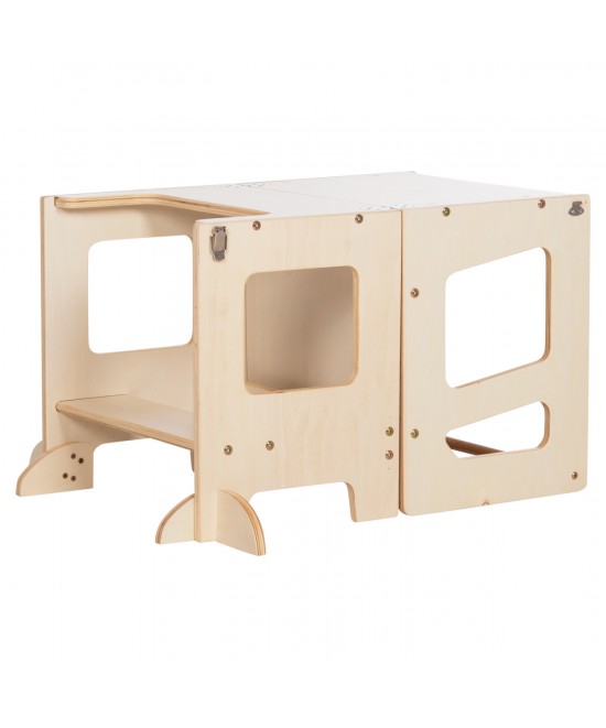 ΠΥΡΓΟΣ ΕΚΜΑΘΗΣΗΣ ΜΕ ΠΙΝΑΚΑ RICKI HM18344.01 ΞΥΛΟ ΠΕΥΚΟΥ ΦΥΣΙΚΟ 43x32x84Υεκ