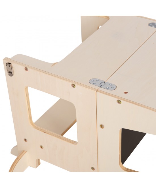 ΠΥΡΓΟΣ ΕΚΜΑΘΗΣΗΣ ΜΕ ΠΙΝΑΚΑ RICKI HM18344.01 ΞΥΛΟ ΠΕΥΚΟΥ ΦΥΣΙΚΟ 43x32x84Υεκ