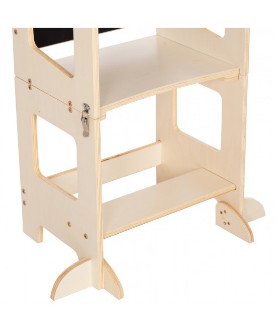 ΠΥΡΓΟΣ ΕΚΜΑΘΗΣΗΣ ΜΕ ΠΙΝΑΚΑ RICKI HM18344.01 ΞΥΛΟ ΠΕΥΚΟΥ ΦΥΣΙΚΟ 43x32x84Υεκ