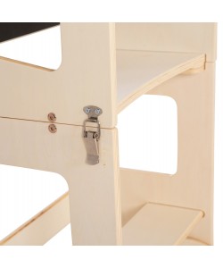 ΠΥΡΓΟΣ ΕΚΜΑΘΗΣΗΣ ΜΕ ΠΙΝΑΚΑ RICKI HM18344.01 ΞΥΛΟ ΠΕΥΚΟΥ ΦΥΣΙΚΟ 43x32x84Υεκ