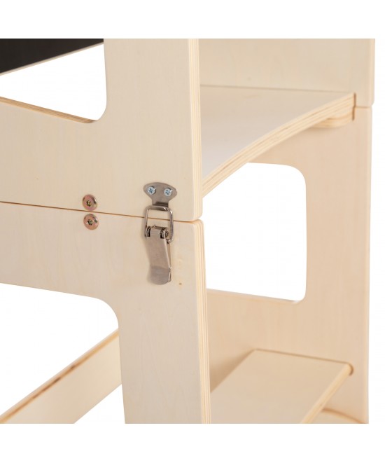 ΠΥΡΓΟΣ ΕΚΜΑΘΗΣΗΣ ΜΕ ΠΙΝΑΚΑ RICKI HM18344.01 ΞΥΛΟ ΠΕΥΚΟΥ ΦΥΣΙΚΟ 43x32x84Υεκ