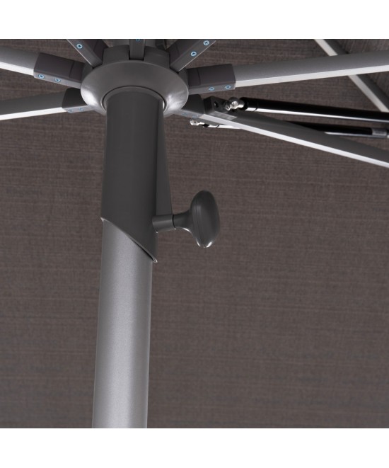 ΟΜΠΡΕΛΑ ΕΠΑΓΓΕΛΜΑΤΙΚΗ GLADELL 3X3m HM6604.01 ΓΚΡΙ ΠΑΝΙ-ΑΝΟΔΙΩΜΕΝΟ ΑΛΟΥΜΙΝΙΟ