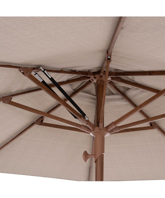 ΕΠΑΓΓΕΛΜΑΤΙΚΗ ΟΜΠΡΕΛΑ GLADELL Φ3,00μ HM6603.02 ΜΠΕΖ ΠΑΝΙ-HEAT TRANSFER ΑΛΟΥMΙΝΙΟ (ΧΩΡΙΣ ΒΑΣΗ)