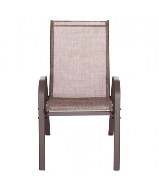 ΣΕΤ ΤΡΑΠΕΖΑΡΙΑΣ 5ΤΜΧ ΕΞΩΤ.ΧΩΡΟΥ LEOFER HM21009 ΤΡΑΠΕΖΙ & 4 ΠΟΛΥΘΡΟΝΕΣ--ΚΑΦΕ