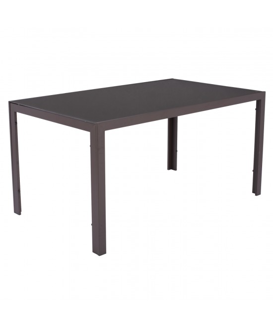 ΣΕΤ ΤΡΑΠΕΖΑΡΙΑΣ 5ΤΜΧ ΕΞΩΤ.ΧΩΡΟΥ LEOFER HM21009 ΤΡΑΠΕΖΙ & 4 ΠΟΛΥΘΡΟΝΕΣ--ΚΑΦΕ