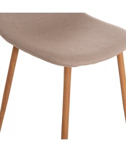 ΣΕΤ ΤΡΑΠΕΖΑΡΙΑΣ 5ΤΜΧ ΕΣ.ΧΩΡΟΥ JAFARU HM10885.12 ΣΤΡΟΓΓΥΛΟ ΤΡΑΠΕΖΙ Φ90 & 4 ΚΑΡΕΚΛΕΣ--ΜΠΕΖ