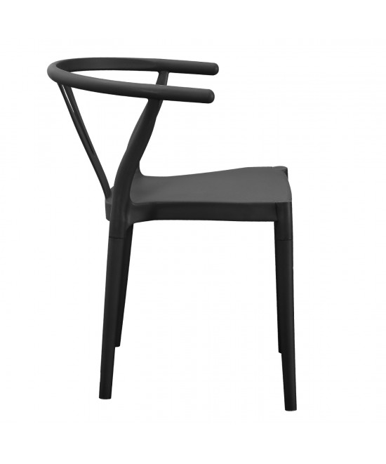 ΠΟΛΥΘΡΟΝΑ ΕΞ.ΧΩΡΟΥ BRAVE HM6625.02 ΠΟΛΥΠΡΟΠΥΛΕΝΙΟ ΣΕ ΜΑΥΡΟ 47x42x84,5Υεκ