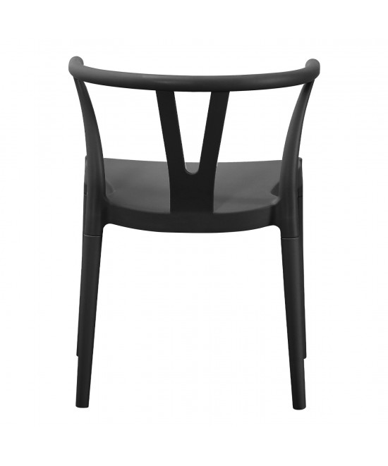 ΠΟΛΥΘΡΟΝΑ ΕΞ.ΧΩΡΟΥ BRAVE HM6625.02 ΠΟΛΥΠΡΟΠΥΛΕΝΙΟ ΣΕ ΜΑΥΡΟ 47x42x84,5Υεκ