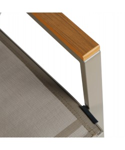 ΣΕΤ ΤΡΑΠΕΖΑΡΙΑΣ 5ΤΜΧ LEONE HM10835.04 ΚΑΡΕΚΛΕΣ ΜΕΤΑΛΛΙΚΕΣ & ΤΡΑΠΕΖΙ 110x60εκ ΣΑΜΠΑΝΙ