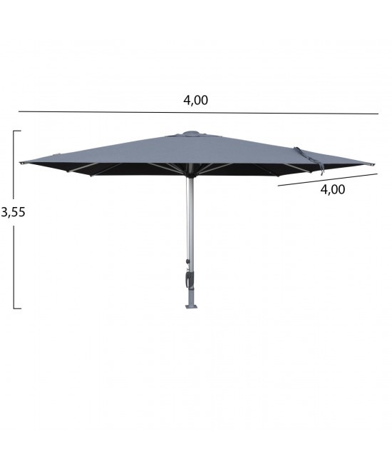 ΕΠΑΓΓΕΛΜΑΤΙΚΗ ΟΜΠΡΕΛΑ 4x4x3,55Yμ GLADELL HM6605.01 ΑΝΟΔ.ΑΛΟΥΜΙΝΙΟ-ΑΚΡΥΛΙΚΟ ΠΑΝΙ