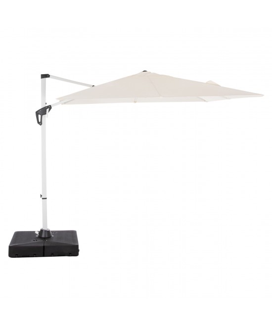 ΕΠΑΓΓΕΛΜΑΤΙΚΗ ΟΜΠΡΕΛΑ 2.7x2.7μ ΜΕ ΒΑΣΗ ΝΕΡΟΥ JAVANTE HM10857.02 ΛΕΥΚΟ ΑΛΟΥΜ. & ΠΑΝΙ