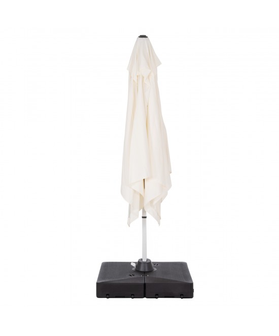 ΕΠΑΓΓΕΛΜΑΤΙΚΗ ΟΜΠΡΕΛΑ 2.7x2.7μ ΜΕ ΒΑΣΗ ΝΕΡΟΥ JAVANTE HM10857.02 ΛΕΥΚΟ ΑΛΟΥΜ. & ΠΑΝΙ