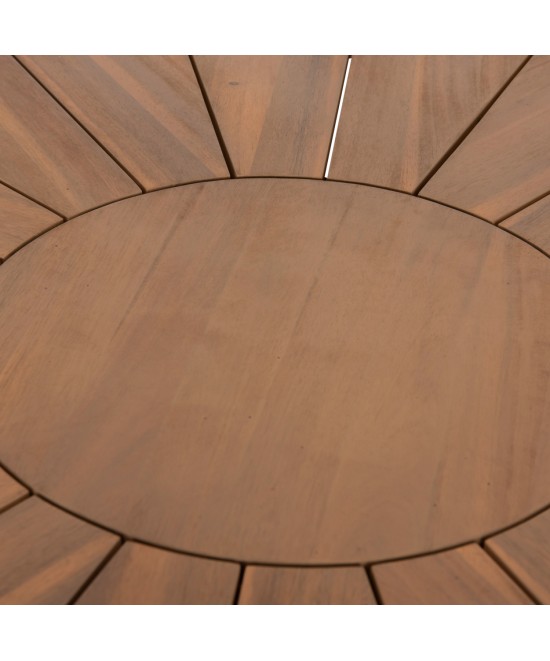 ΤΡΑΠΕΖΙ ΤΡΑΠΕΖΑΡΙΑΣ ΣΤΡΟΓΓΥΛΟ CORTEN HM6443 ΞΥΛΟ ΑΚΑΚΙΑΣ ΣΕ ΦΥΣΙΚΟ Φ140x76Υεκ. ΤΡΑΠΕΖΙ ΤΡΑΠΕΖΑΡΙΑΣ ΣΤΡΟΓΓΥΛΟ CORTEN HM6443 ΞΥΛΟ ΑΚΑΚΙΑΣ ΣΕ ΦΥΣΙΚΟ Φ140x76Υεκ.
