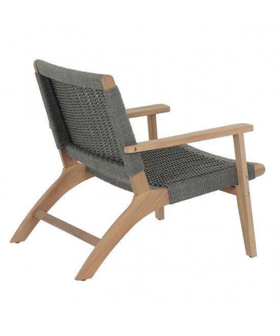ΠΟΛΥΘΡΟΝΑ LOUNGE MONTER HM6241.02 ΞΥΛΟ ΑΚΑΚΙΑΣ ΦΥΣΙΚΟ-ΣΧΟΙΝΙ ΓΚΡΙ 63.5x60x69Υεκ