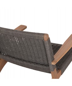 ΠΟΛΥΘΡΟΝΑ LOUNGE MONTER HM6241.02 ΞΥΛΟ ΑΚΑΚΙΑΣ ΦΥΣΙΚΟ-ΣΧΟΙΝΙ ΓΚΡΙ 63.5x60x69Υεκ