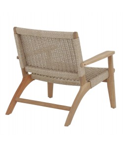 ΠΟΛΥΘΡΟΝΑ LOUNGE MONTER HM6241.01 ΞΥΛΟ ΑΚΑΚΙΑΣ ΦΥΣΙΚΟ-ΣΧΟΙΝΙ ΜΠΕΖ 78x62x67Υεκ
