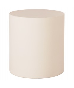 ΤΡΑΠΕΖΙ ΒΟΗΘΗΤΙΚΟ ΣΤΡΟΓΓΥΛΟ KYOKO HM6592.02 ΜΠΕΖ FIBER CEMENT Φ40x43Υεκ.