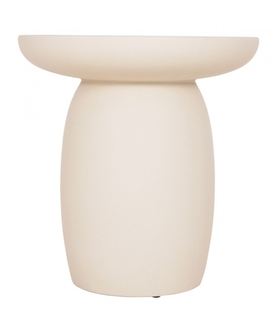 ΤΡΑΠΕΖΙ ΒΟΗΘΗΤΙΚΟ ΣΤΡΟΓΓΥΛΟ HIKARI HM6593.02 ΜΠΕΖ FIBER CEMENT Φ46x48Υεκ.