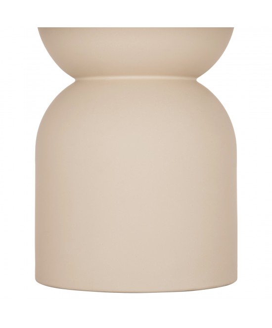 ΤΡΑΠΕΖΙ ΤΡΑΠΕΖΑΡΙΑΣ ΣΤΡΟΓΓΥΛΟ KAZVIN HM6582.02 ΜΠΕΖ FIBER CEMENT Φ130x73Υεκ