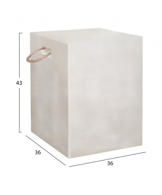 ΣΚΑΜΠΟ ΤΕΤΡΑΓΩΝΟ FIBER CEMENT ΜΕ ΧΕΡΟΥΛΙΑ ZAK HM6581.02 ΣΕ ΜΠΕΖ 36x36x45,5Υεκ ΣΚΑΜΠΟ ΤΕΤΡΑΓΩΝΟ FIBER CEMENT ΜΕ ΧΕΡΟΥΛΙΑ ZAK HM6581.02 ΣΕ ΜΠΕΖ 36x36x45,5Υεκ