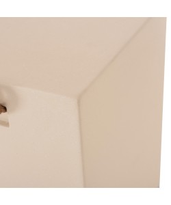 ΣΚΑΜΠΟ ΤΕΤΡΑΓΩΝΟ FIBER CEMENT ΜΕ ΧΕΡΟΥΛΙΑ ZAK HM6581.02 ΣΕ ΜΠΕΖ 36x36x45,5Υεκ