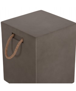 ΣΚΑΜΠΟ ΤΕΤΡΑΓΩΝΟ FIBER CEMENT ΜΕ ΧΕΡΟΥΛΙΑ ZAK HM6581.01 ΣΕ ΓΚΡΙ 36x36x45.5Υεκ