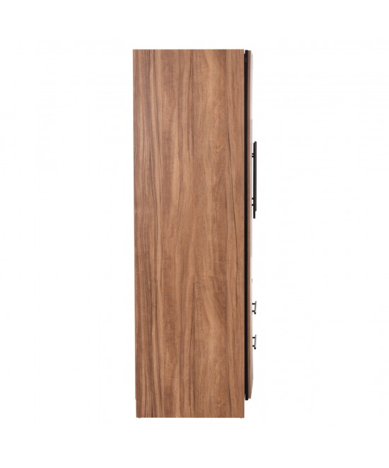 ΝΤΟΥΛΑΠΑ 3ΦΥΛΛΗ ΜΕ 2 ΣΥΡΤΑΡΙΑ HARRY HM18390.01 ΜΕΛΑΜΙΝΗ ΦΥΣΙΚΟ & ΜΑΥΡΟ 150x55x180Υεκ