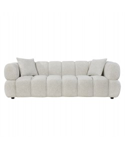 ΚΑΝΑΠΕΣ 3-ΘΕΣΙΟΣ NORIKA HM3331.02 ΕΚΡΟΥ ΥΦΑΣΜΑ 228x91x72Υεκ.