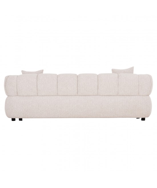 ΚΑΝΑΠΕΣ 3-ΘΕΣΙΟΣ NORIKA HM3331.02 ΕΚΡΟΥ ΥΦΑΣΜΑ 220x88x85Υεκ.