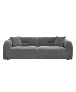 ΚΑΝΑΠΕΣ 3-ΘΕΣΙΟΣ JUNOA HM3333.01 ΓΚΡΙ ΥΦΑΣΜΑ 228x89x74Υεκ