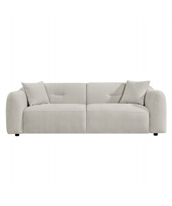 ΚΑΝΑΠΕΣ 3-ΘΕΣΙΟΣ JUNOA HM3333.02 ΕΚΡΟΥ ΥΦΑΣΜΑ 228x89x74Υεκ