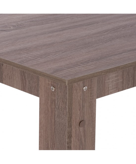 ΣΕΤ ΤΡΑΠΕΖΑΡΙΑΣ ΕΣ.ΧΩΡΟΥ 5ΤΜΧ KELVIN HM10886.05 ΜΕΛΑΜΙΝΗ SONAMA OAK-ΜΑΥΡΟ ΒΕΛΟΥΔΟ