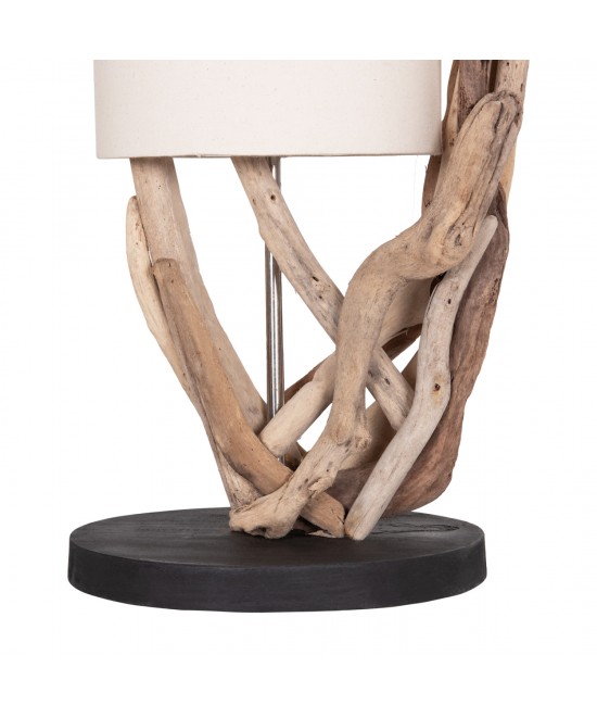 ΕΠΙΤΡΑΠΕΖΙΟ ΦΩΤΙΣΤΙΚΟ BRAMBLE HM4873 DRIFTWOOD & ΛΕΥΚΟ ΚΑΠΕΛΟ Φ28x65Υεκ.