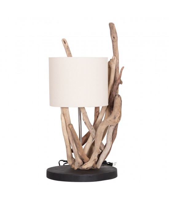 ΕΠΙΤΡΑΠΕΖΙΟ ΦΩΤΙΣΤΙΚΟ BRAMBLE HM4873 DRIFTWOOD & ΛΕΥΚΟ ΚΑΠΕΛΟ Φ28x65Υεκ.