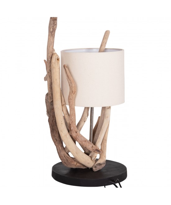 ΕΠΙΤΡΑΠΕΖΙΟ ΦΩΤΙΣΤΙΚΟ BRAMBLE HM4873 DRIFTWOOD & ΛΕΥΚΟ ΚΑΠΕΛΟ Φ28x65Υεκ.