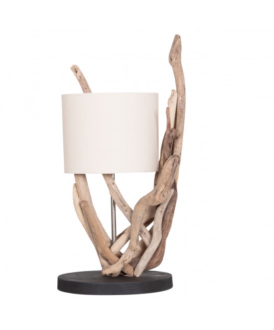 ΕΠΙΤΡΑΠΕΖΙΟ ΦΩΤΙΣΤΙΚΟ BRAMBLE HM4873 DRIFTWOOD & ΛΕΥΚΟ ΚΑΠΕΛΟ Φ28x65Υεκ.
