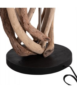 ΕΠΙΤΡΑΠΕΖΙΟ ΦΩΤΙΣΤΙΚΟ BRAMBLE HM4873 DRIFTWOOD & ΛΕΥΚΟ ΚΑΠΕΛΟ Φ28x65Υεκ.