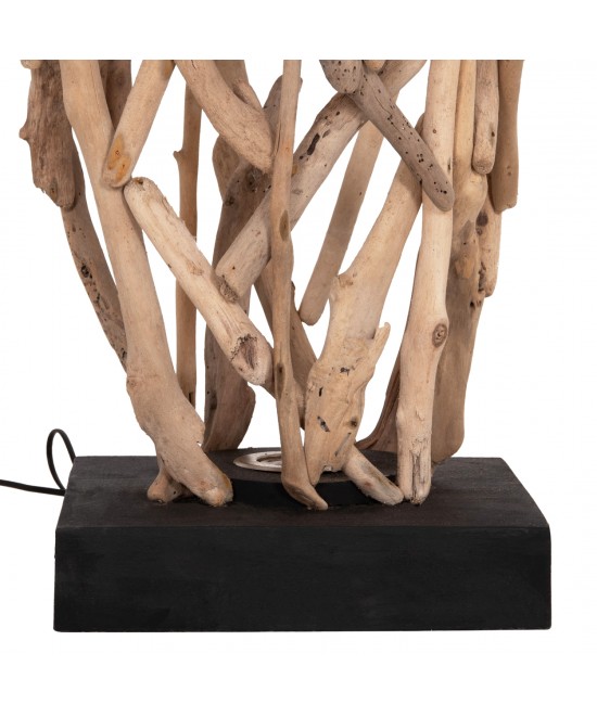 ΔΙΑΚΟΣΜΗΤΙΚΟ ΦΩΤΙΣΤΙΚΟ ΔΑΠΕΔΟΥ VEKNA HM4877 DRIFTWOOD ΣΕ ΦΥΣΙΚΟ 30x30x140Υεκ.