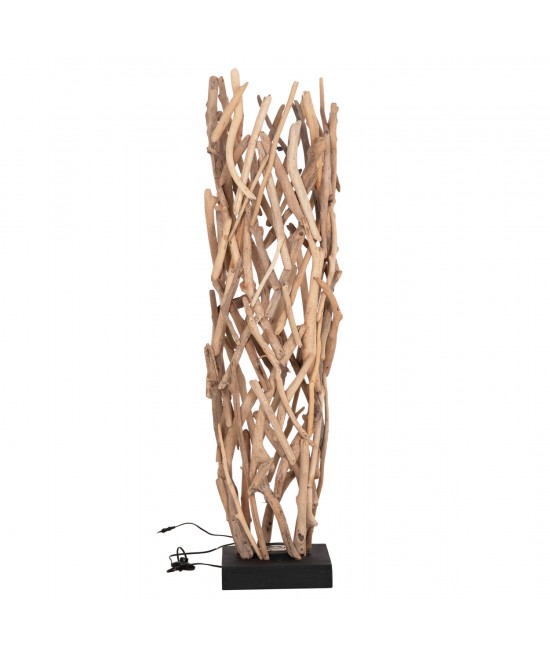 ΔΙΑΚΟΣΜΗΤΙΚΟ ΦΩΤΙΣΤΙΚΟ ΔΑΠΕΔΟΥ VEKNA HM4877 DRIFTWOOD ΣΕ ΦΥΣΙΚΟ 30x30x140Υεκ.