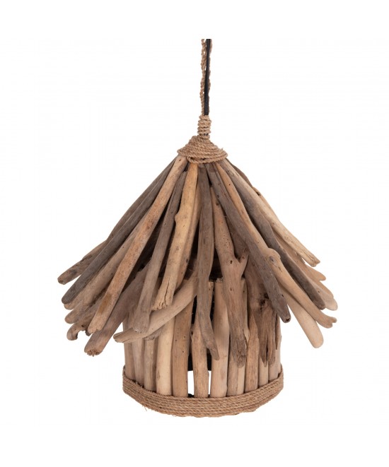 ΦΩΤΙΣΤΙΚΟ ΟΡΟΦΗΣ ΚΡΕΜΑΣΤΟ TREIT HM4874 DRIFTWOOD ΣΕ ΦΥΣΙΚΟ Φ40x73Υεκ [1xΕ27]