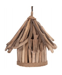 ΦΩΤΙΣΤΙΚΟ ΟΡΟΦΗΣ ΚΡΕΜΑΣΤΟ TREIT HM4874 DRIFTWOOD ΣΕ ΦΥΣΙΚΟ Φ40x73Υεκ [1xΕ27]