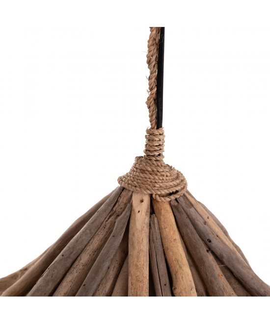 ΦΩΤΙΣΤΙΚΟ ΟΡΟΦΗΣ ΚΡΕΜΑΣΤΟ TREIT HM4874 DRIFTWOOD ΣΕ ΦΥΣΙΚΟ Φ40x73Υεκ [1xΕ27]