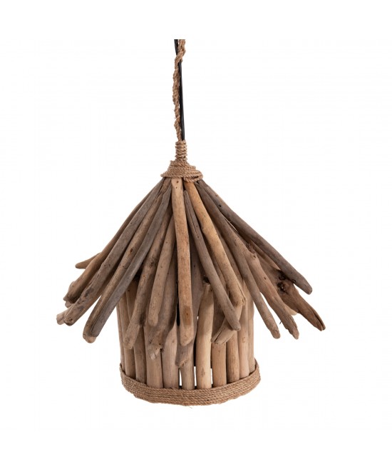 ΦΩΤΙΣΤΙΚΟ ΟΡΟΦΗΣ ΚΡΕΜΑΣΤΟ TREIT HM4874 DRIFTWOOD ΣΕ ΦΥΣΙΚΟ Φ40x73Υεκ [1xΕ27]